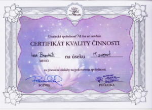 certifikat cinnosti